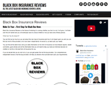 Tablet Screenshot of blackboxinsurancereviews.com